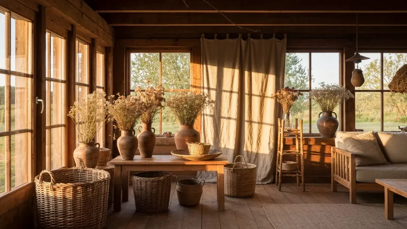 Décoration à la campagne : nature en accord
