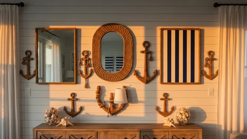 Décoration murale maritime : ambiance côtière