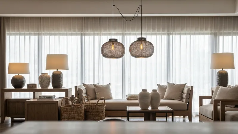 Luminaires : ambiance chaleureuse
