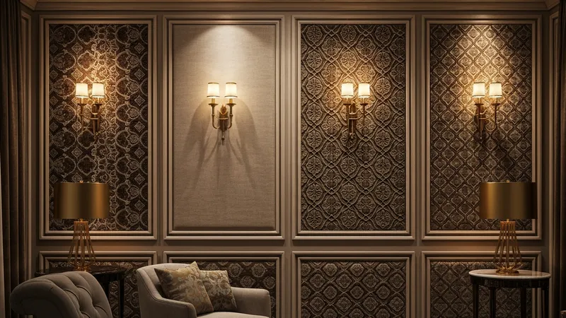Tissus muraux : textures et motifs